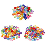 Maxbell Transparent Acrylic Star Spacer Loose Beads Charms DIY Jewelry Makings 14mm