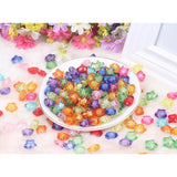 Maxbell Transparent Acrylic Star Spacer Loose Beads Charms DIY Jewelry Makings 16mm