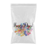 Maxbell Transparent Acrylic Star Spacer Loose Beads Charms DIY Jewelry Makings 16mm