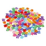 Maxbell Transparent Acrylic Star Spacer Loose Beads Charms DIY Jewelry Makings 12mm