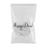 Maxbell 100 Pieces Silver Brooch Backs Safety Pins Catch Findings Bar Back DIY 38mm