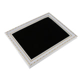 Maxbell Velvet Jewelry Display Holder Resin Picture Frame Display Rack Stand Black