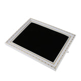 Maxbell Velvet Jewelry Display Holder Resin Picture Frame Display Rack Stand Black