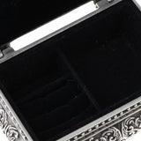 Maxbell Vintage Princess Flower Engraving Treasure Box Jewelry Storage Showcase S