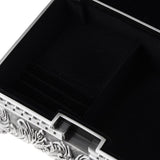 Maxbell Vintage Princess Flower Engraving Treasure Box Jewelry Storage Showcase L