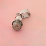 Maxbell Stainless Steel Glass Openable Container Cylinder Tube Urn Memorial Pendant