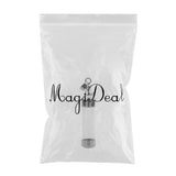 Maxbell Stainless Steel Glass Openable Container Cylinder Tube Urn Memorial Pendant