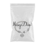 Maxbell Steampunk Gothic Alloy Braided Bracelet Bangle Family Gift Best Friend