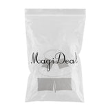 Maxbell Rhinestone bra chain metal split package hip bust skirt body chain Silver