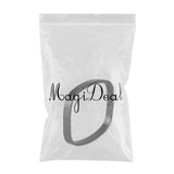 Maxbell Stainless Steel Couples Bracelet Cuff Bangle Square Wristband Black 6mm