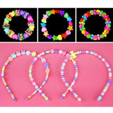 Maxbell 500pcs Bulk Loose Beads DIY Art Crafts Jewelry Kit Girls Toy Handmade Gift 4