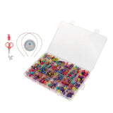 Maxbell 500pcs Bulk Loose Beads DIY Art Crafts Jewelry Kit Girls Toy Handmade Gift 4