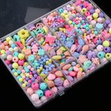 Maxbell 500pcs Bulk Loose Beads DIY Art Crafts Jewelry Kit Girls Toy Handmade Gift 4