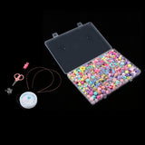 Maxbell 500pcs Bulk Loose Beads DIY Art Crafts Jewelry Kit Girls Toy Handmade Gift 4