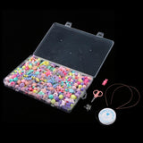 Maxbell 500pcs Bulk Loose Beads DIY Art Crafts Jewelry Kit Girls Toy Handmade Gift 4