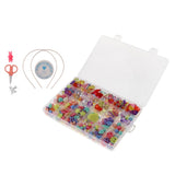 Maxbell 500pcs Bulk Loose Beads DIY Art Crafts Jewelry Kit Girls Toy Handmade Gift 5