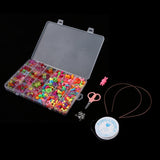 Maxbell 500pcs Bulk Loose Beads DIY Art Crafts Jewelry Kit Girls Toy Handmade Gift 6