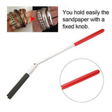 Maxbell Sanding Paper Sandpaper Stick for Metal Wood Polishing Tool DIY Square