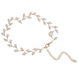 Maxbell Trendy Women Pearls Choker Clavicle Chain Short Necklace with Pendant Golden