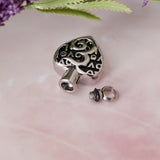 Maxbell Stainless Steel Cremation Pendants for Ashes Pet Urn Hollow Hear Silver Tone