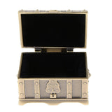 Maxbell Vintage Metal Treasure Chest Trinket Jewelry Box for Women Antique bronze