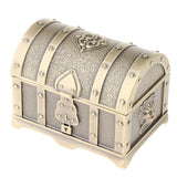 Maxbell Vintage Metal Treasure Chest Trinket Jewelry Box for Women Antique bronze