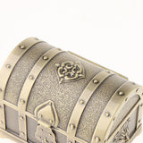 Maxbell Vintage Metal Treasure Chest Trinket Jewelry Box for Women Antique bronze