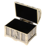 Maxbell Vintage Metal Treasure Chest Trinket Jewelry Box for Women Antique bronze