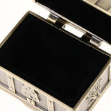 Maxbell Vintage Metal Treasure Chest Trinket Jewelry Box for Women Antique bronze