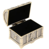 Maxbell Vintage Metal Treasure Chest Trinket Jewelry Box for Women Antique bronze