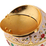 Maxbell Metal Jewelry Box with Lid Windproof Ashtray Home Decor Golden Castle