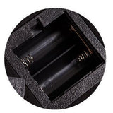 Maxbell Leather Cylindrical Automatic Watch Storage Silent Motor Watch Winder Black