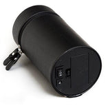 Maxbell Leather Cylindrical Automatic Watch Storage Silent Motor Watch Winder Black