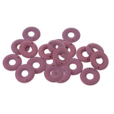 Maxbell 20 Pieces Color Wood Loop Beads DIY Earring Dangle Findings Pink