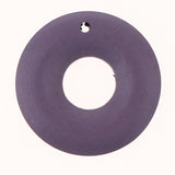 Maxbell 20 Pieces Color Wood Loop Beads DIY Earring Dangle Findings Light Purple