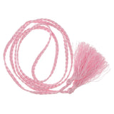 Women Girl Tassel Long Hair Band Rope Ring Ties Hair Accessories Pink