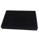 Max Men Women Bangle Bracelet Trays 40 Slot Compartment Box Showcase Black