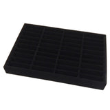Max Men Women Bangle Bracelet Trays 40 Slot Compartment Box Showcase Black