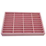 Max Men Women Bangle Bracelet Trays 40 Slot Compartment Box Showcase Pink
