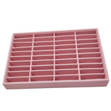 Max Men Women Bangle Bracelet Trays 40 Slot Compartment Box Showcase Pink