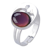 Max Alloy Emotion Feeling Color Change Mood Ring Temperature Ring Moon