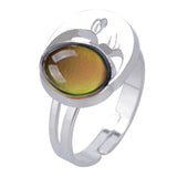 Max Alloy Emotion Feeling Color Change Mood Ring Temperature Ring Moon
