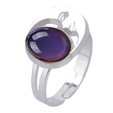 Max Alloy Emotion Feeling Color Change Mood Ring Temperature Ring Moon