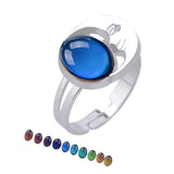 Max Alloy Emotion Feeling Color Change Mood Ring Temperature Ring Moon