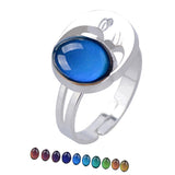Max Alloy Emotion Feeling Color Change Mood Ring Temperature Ring Moon