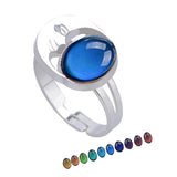 Max Alloy Emotion Feeling Color Change Mood Ring Temperature Ring Moon