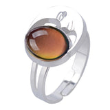 Max Alloy Emotion Feeling Color Change Mood Ring Temperature Ring Moon
