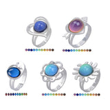 Max Alloy Emotion Feeling Color Change Mood Ring Temperature Ring Moon