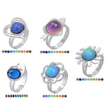Max Alloy Emotion Feeling Color Change Mood Ring Temperature Ring Moon