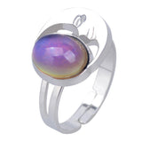 Max Alloy Emotion Feeling Color Change Mood Ring Temperature Ring Moon